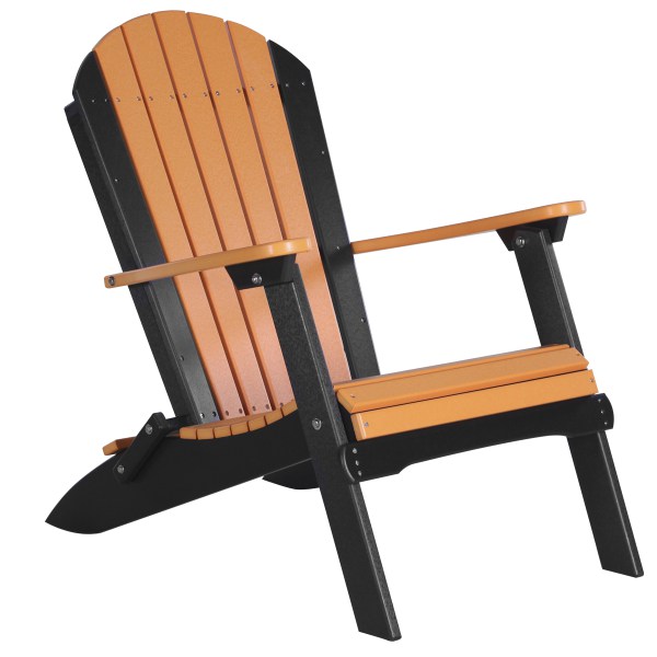 Available in 32 Colors LuxCraft Folding Adirondack Chair