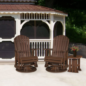2 ft adirondack swivel glider